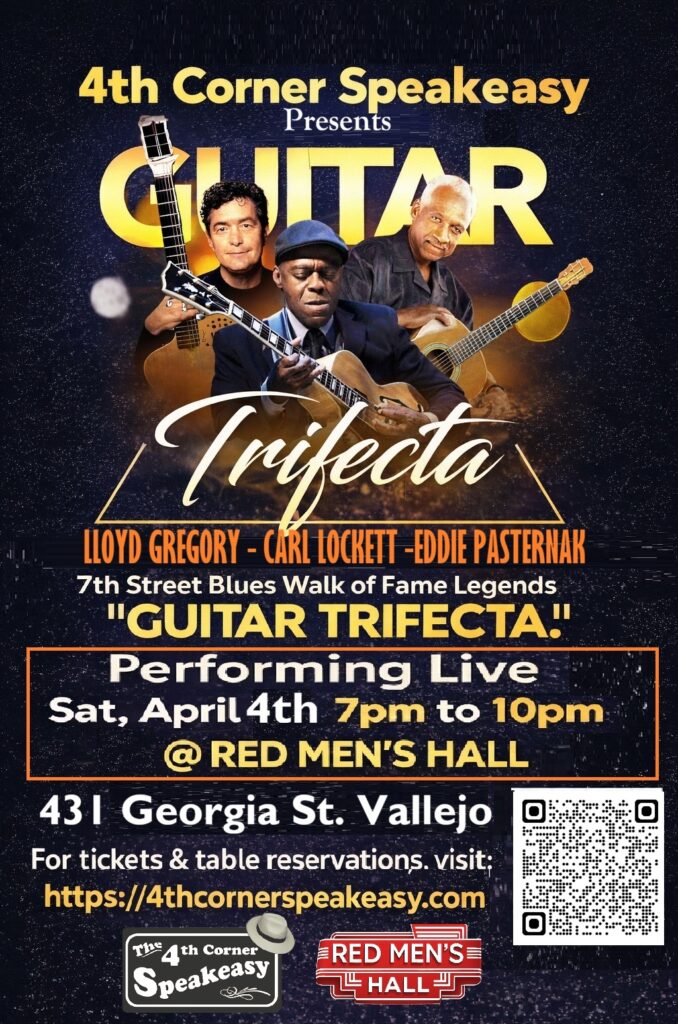 Guitar Trifecta Live at Red Men's Hall